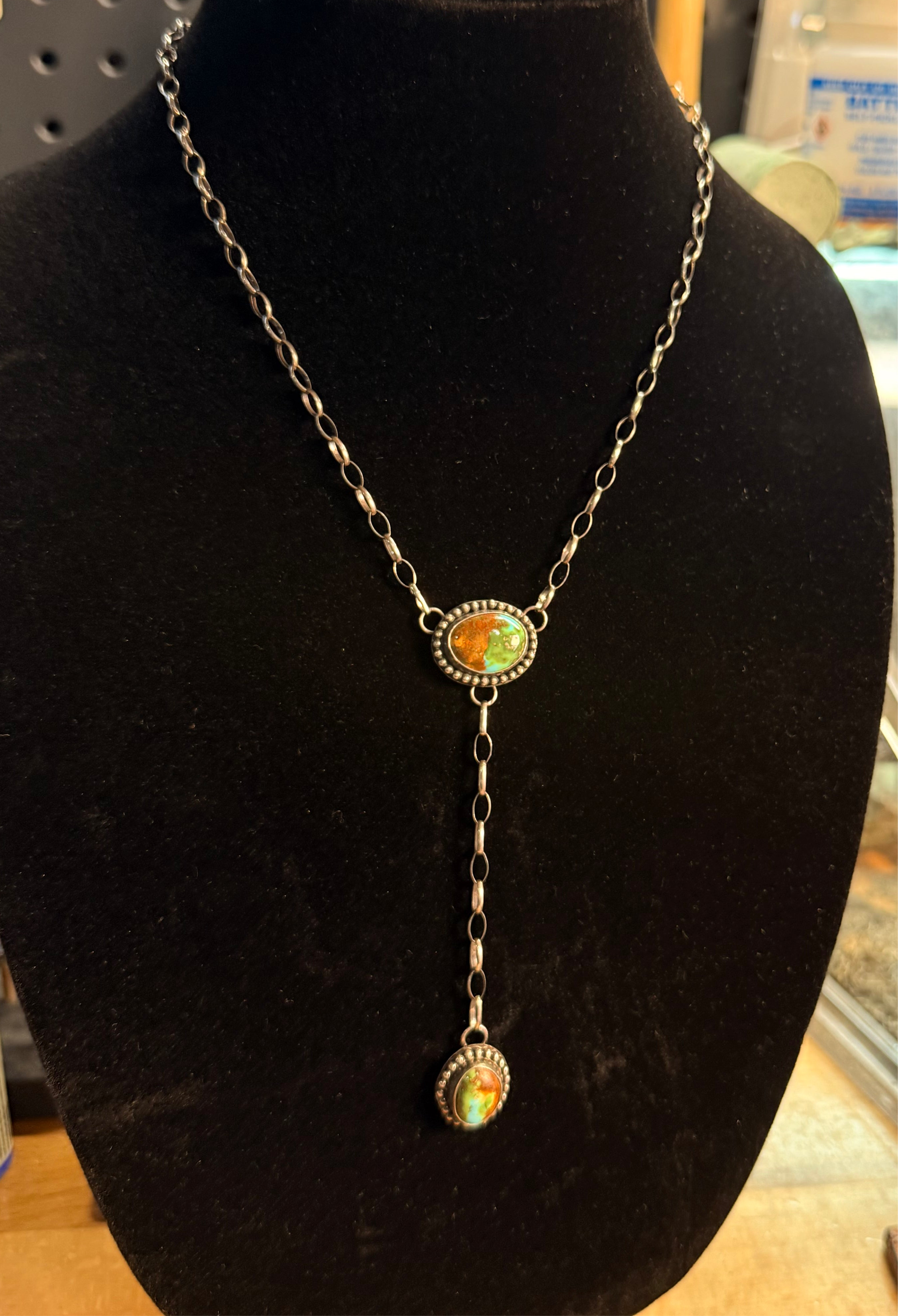 SONORAN GOLD LARIAT STATEMENT PIECE.