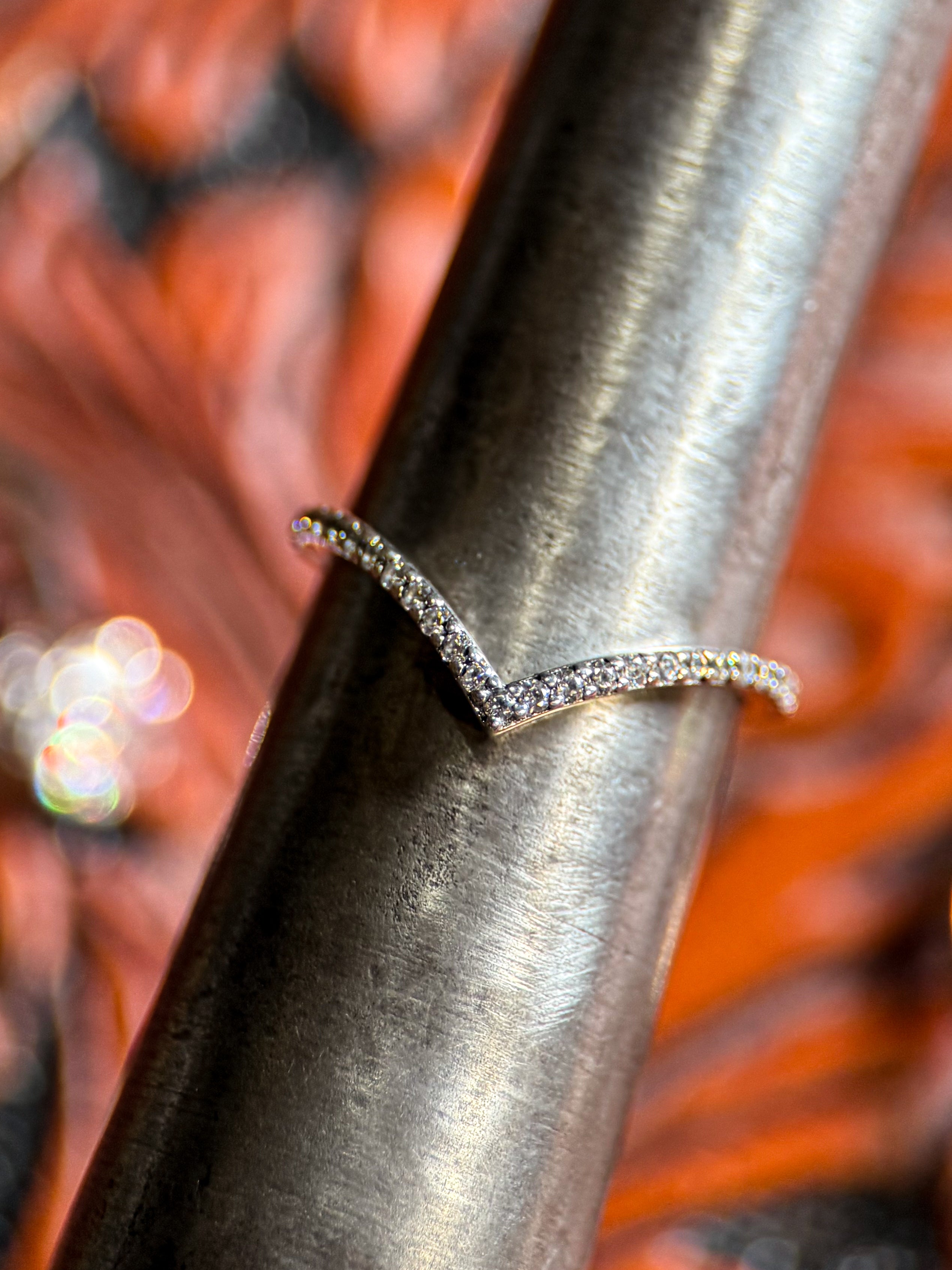 PAVÉ DIAMOND WEDDING BANDS.