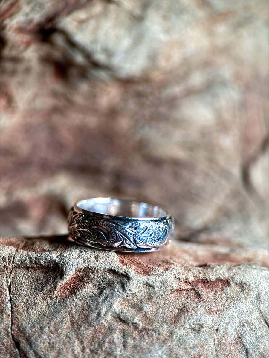 MENS HEAVY OVERLAY STERLING.